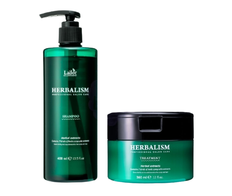 Набор La'dor Herbalism Shampoo & Herbalism Treatment Mask Set