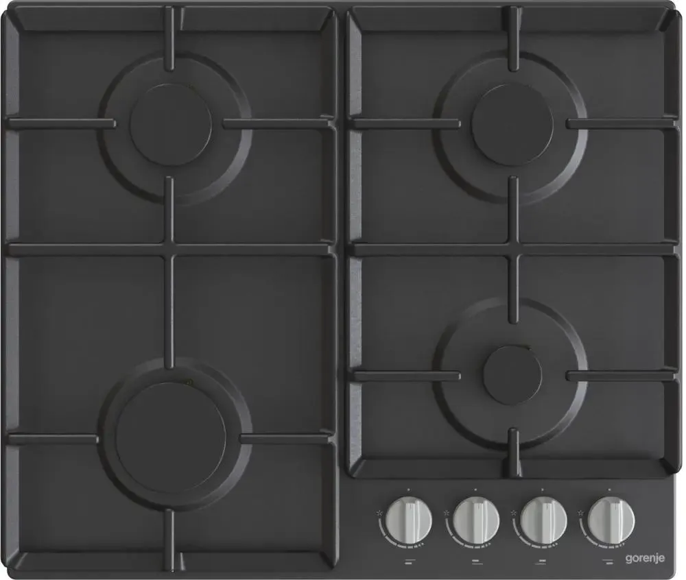 

Встраиваемая варочная панель газовая Gorenje G641EXB черный, G641EXB
