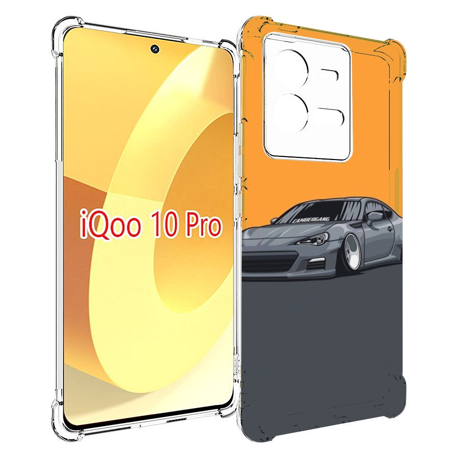

Чехол MyPads Спорт-кар для Vivo iQOO 10 Pro, Прозрачный, Tocco