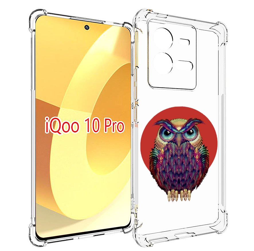 фото Чехол mypads сова 3 для vivo iqoo 10 pro