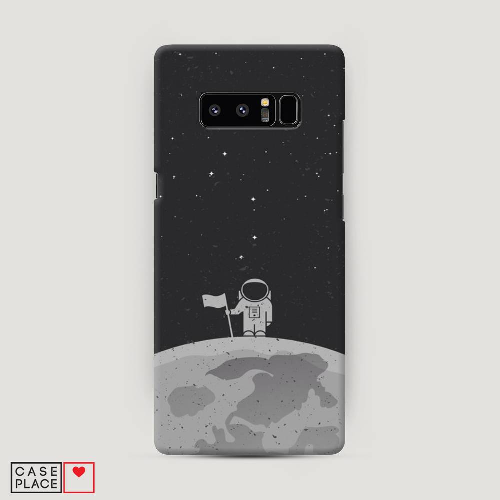 фото Чехол awog "первый на луне" для samsung galaxy note 8