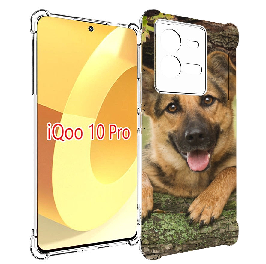 

Чехол MyPads Собака-на-дереве для Vivo iQOO 10 Pro, Прозрачный, Tocco