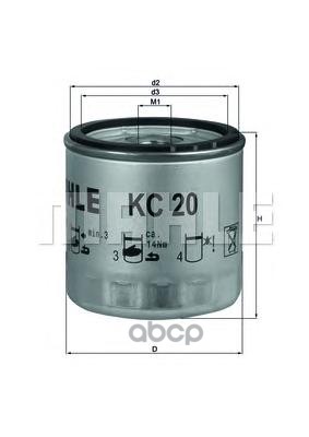 

Фильтр топливный KC20