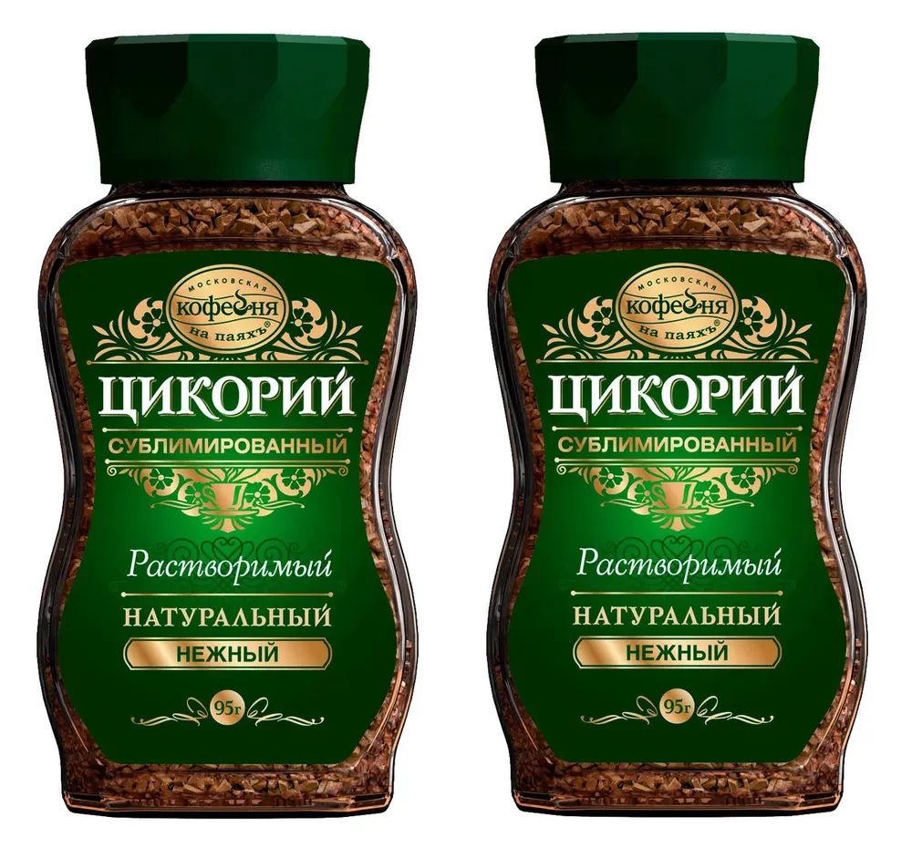 

Цикорий сублимированный растворимый НЕЖНЫЙ На паях 95 гр (Набор из 2 шт)