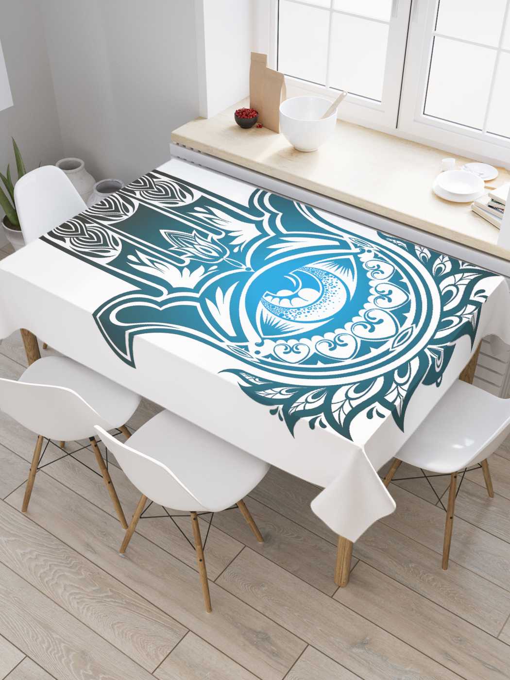 

Скатерть прямоугольная JoyArty "Всевидящее око" из оксфорда, 180x145 см, Всевидящее око