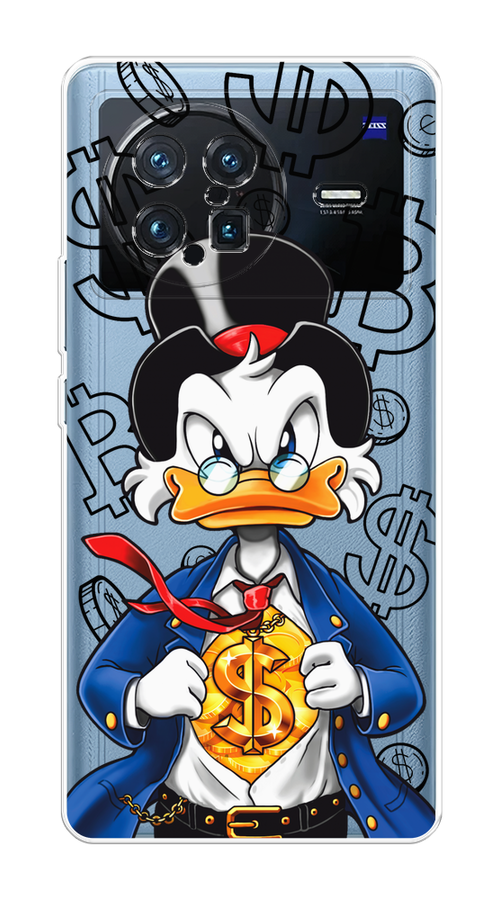 

Чехол на Vivo X Note "Scrooge Goldman", Черный;белый;синий, 266950-1