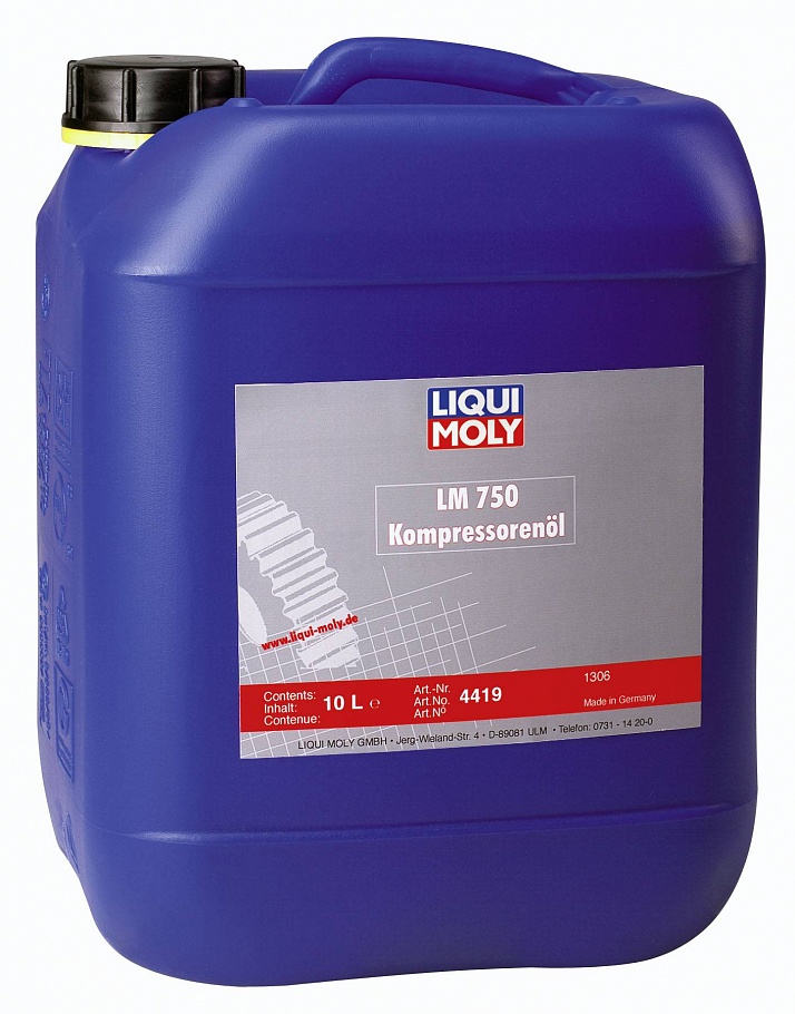 Синт. Компр.Масло Lm 750 Kompressorenoil 40 (10Л) 4419 Liqui Moly 4419