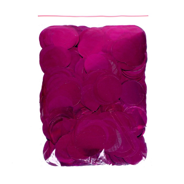 

Страна Карнавалия конфетти цвета фуксии, 100 г, 2,5 см