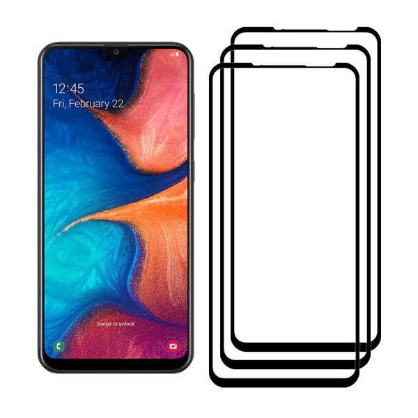 

Комплект из 3х стекол Krutoff для Samsung Galaxy A20/A30/A50/A30S/A50S черное