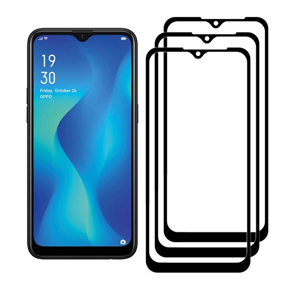 

Комплект из 3х стекол Krutoff для OPPO A1K/Realme C2 черное