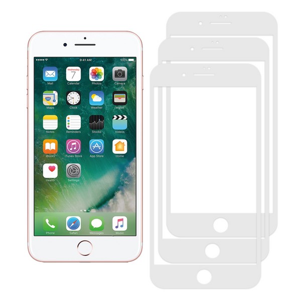 

Комплект из 3х стекол Krutoff для iPhone 7 Plus/8 Plus белое