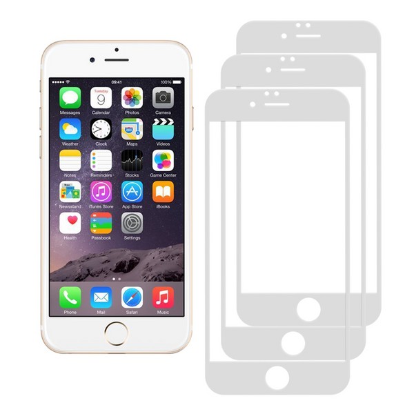 

Комплект из 3х стекол Krutoff для iPhone 6 Plus/6S Plus белое