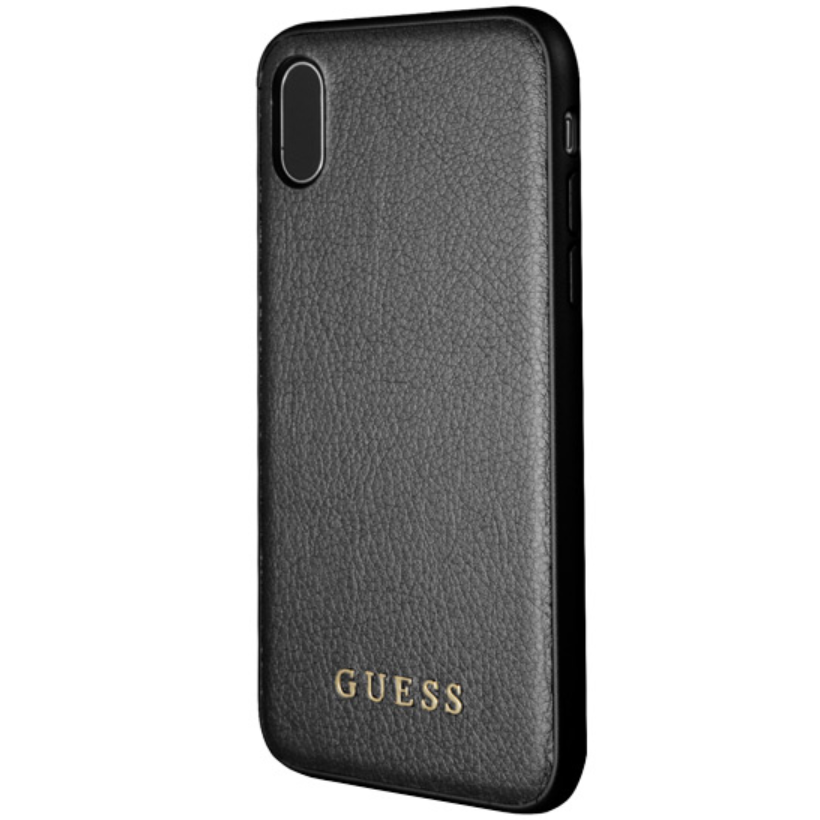 Чехол для Apple iPhone XS Max Guess Iridescent Hard PU Black