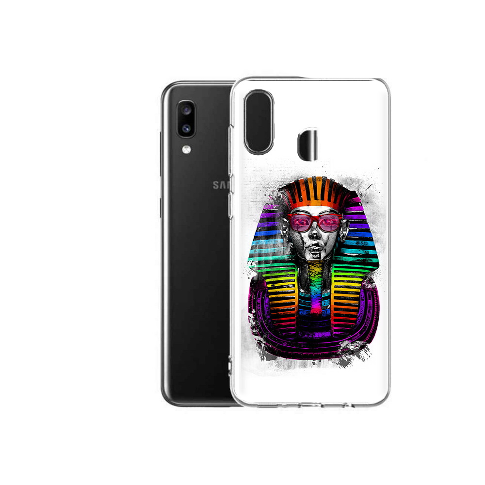 

Чехол MyPads Tocco для Samsung Galaxy A20 модная богиня, Прозрачный, Tocco