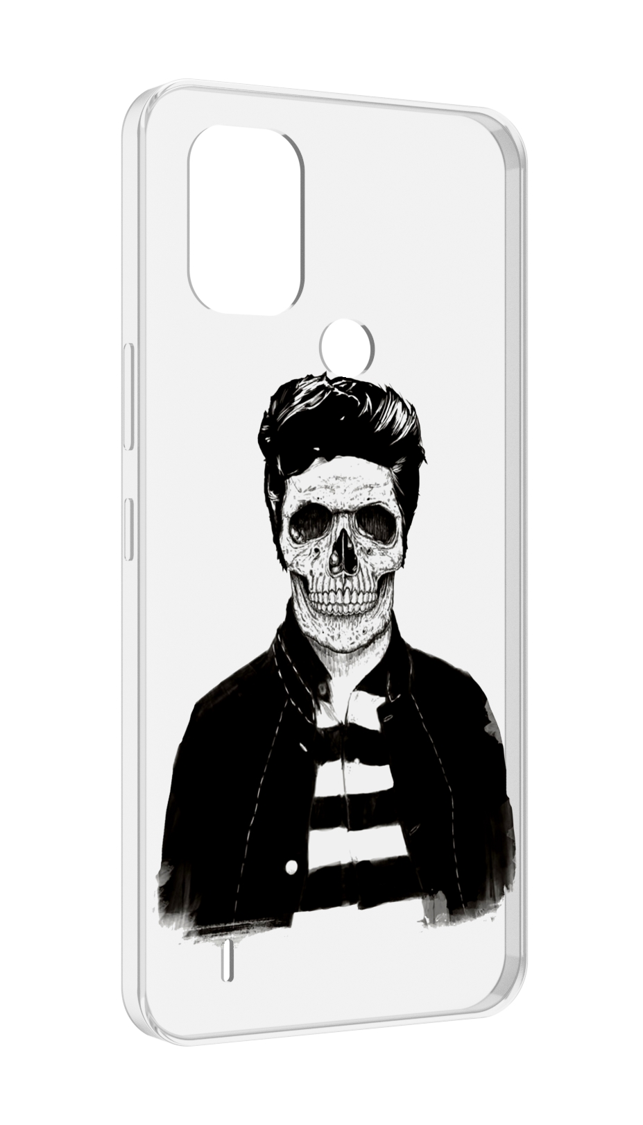 

Чехол MyPads скелет для Nokia C31, Прозрачный, Tocco