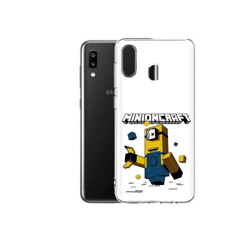 

Чехол MyPads Tocco для Samsung Galaxy A20 миньон, Прозрачный, Tocco