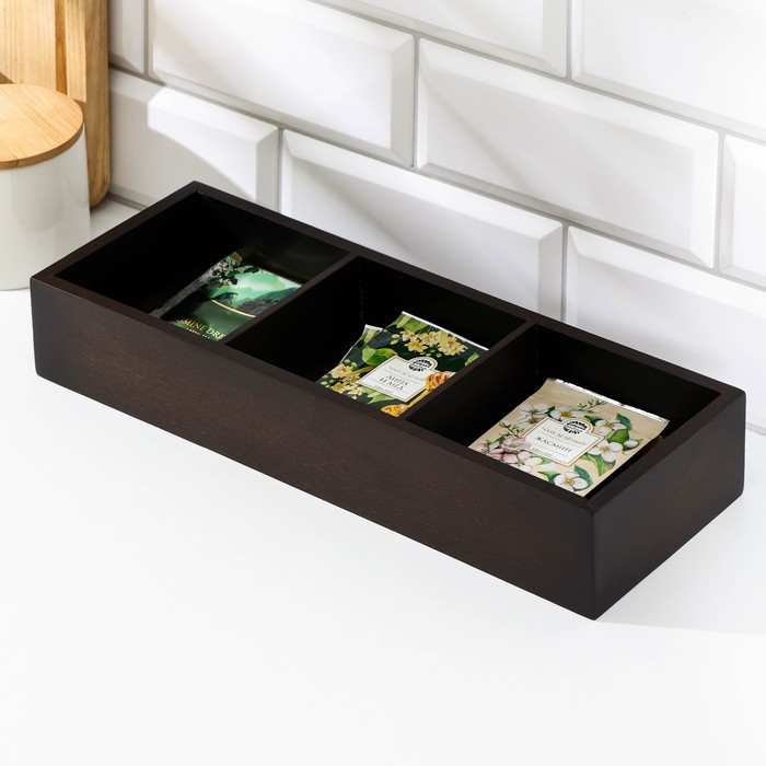 

Катунь 33x11,7x5,8 см, черный, бамбук
