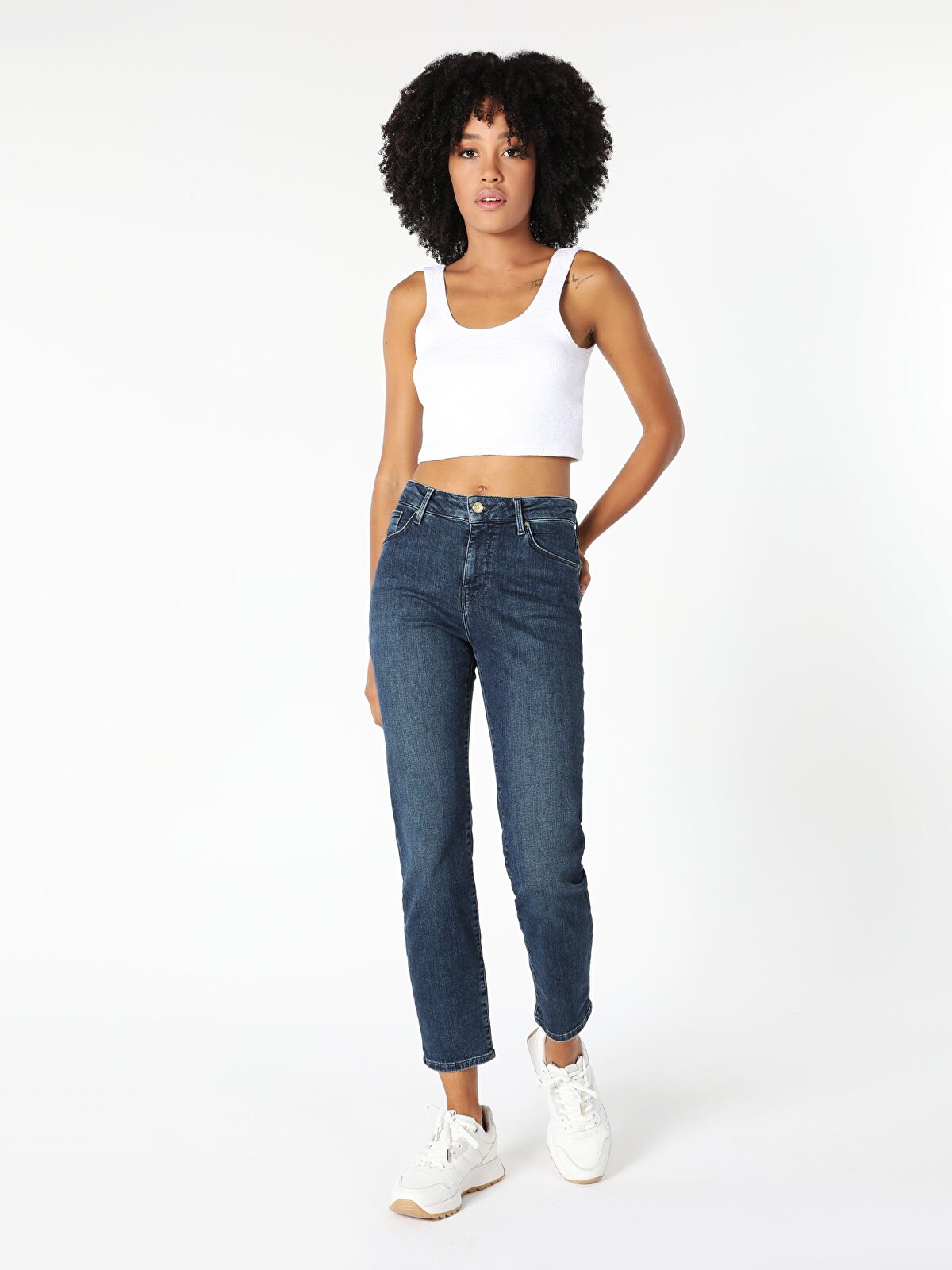 

Джинсы женские Colins CL1060396_Q1.V1 синие 27-30 INT, Синий, CL1060396_Q1.V1