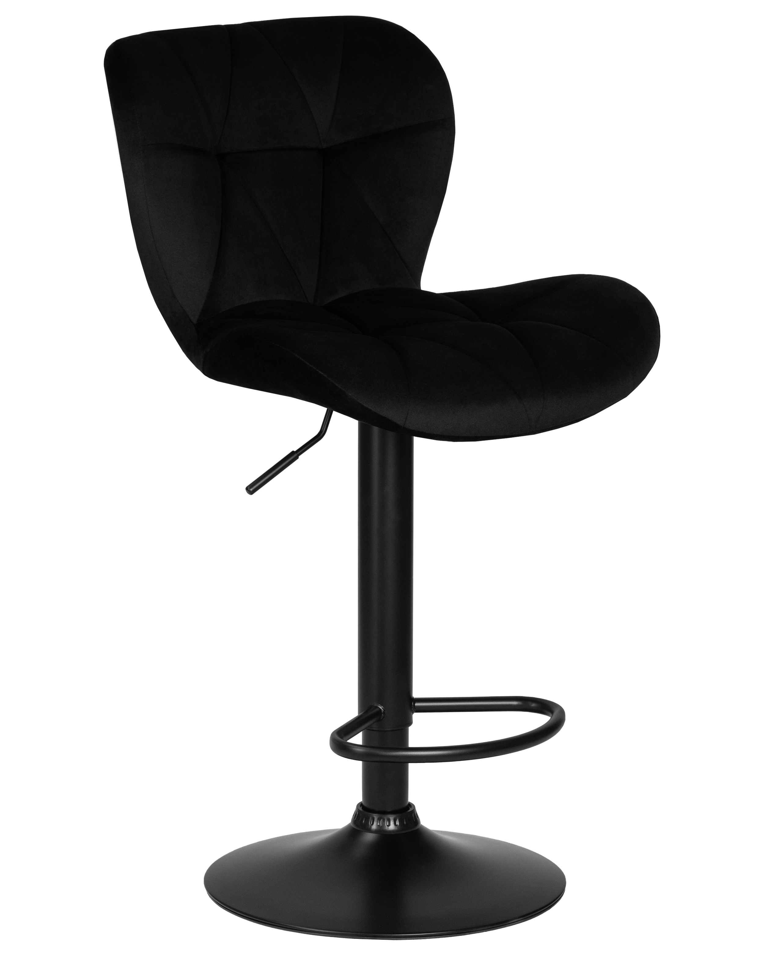 

Стул барный DOBRIN BARNY BLACK LM-5022 черный велюр, BARNY BLACK