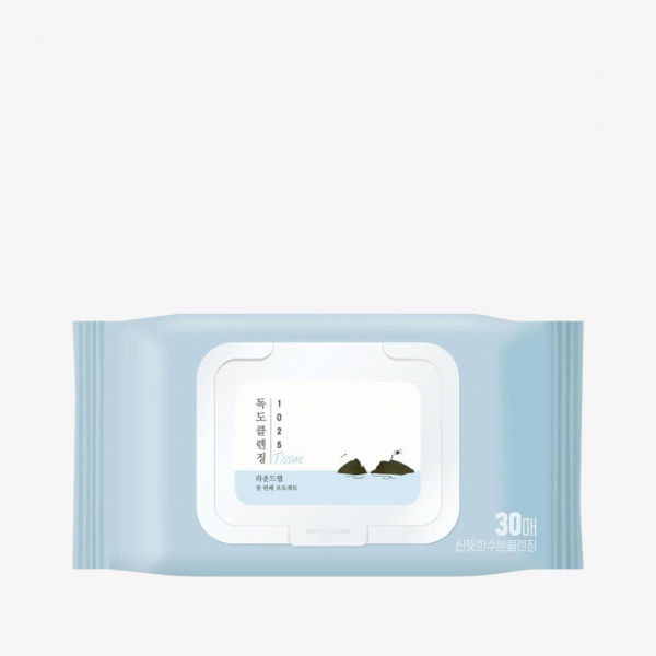 

Салфетки для снятия макияжа Round Lab очищающие 1025 Dokdo cleansing tissue 30шт, Round Lab Салфетки очищающие для снятия макияжа - 1025 Dokdo cleansing tissue, 30шт