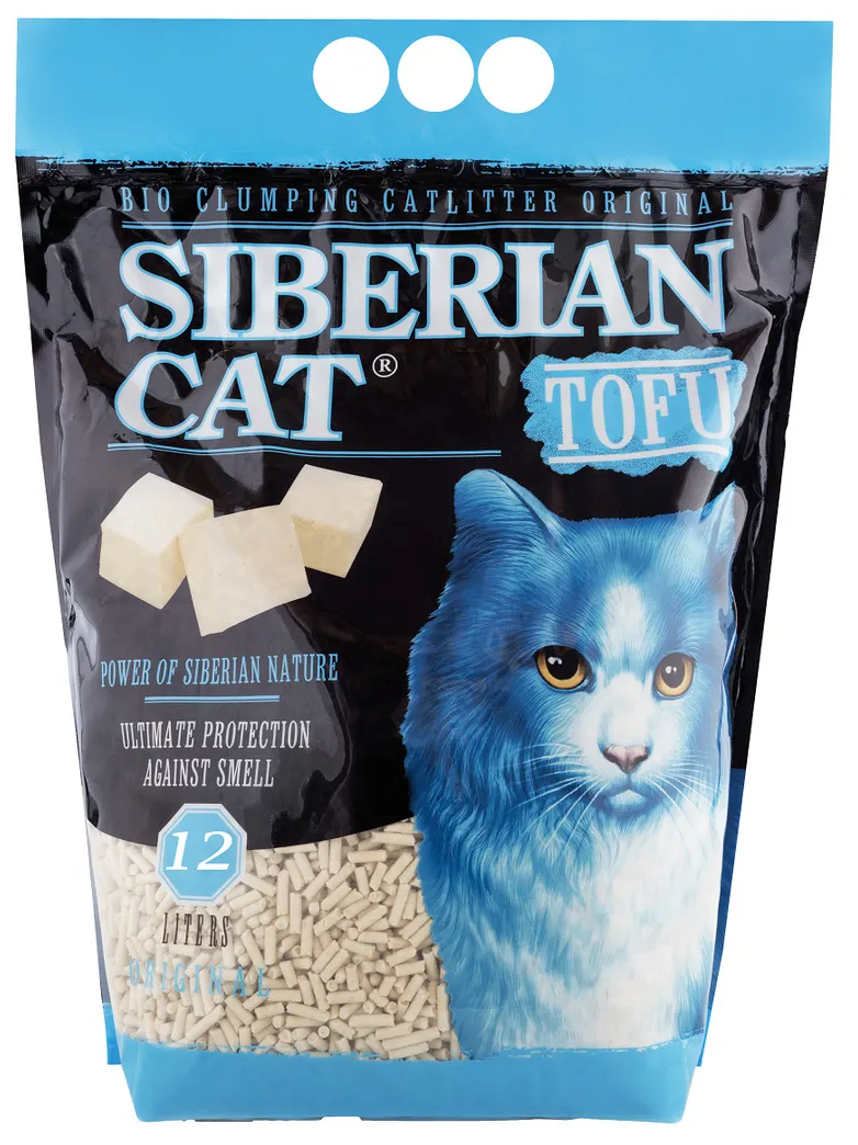 фото Комкующийся наполнитель сибирская кошка кукурузный, 5.6 кг, 12 л,