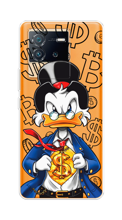 

Чехол на Vivo iQOO Neo6 "Scrooge Goldman", Черный;белый;синий, 266850-1