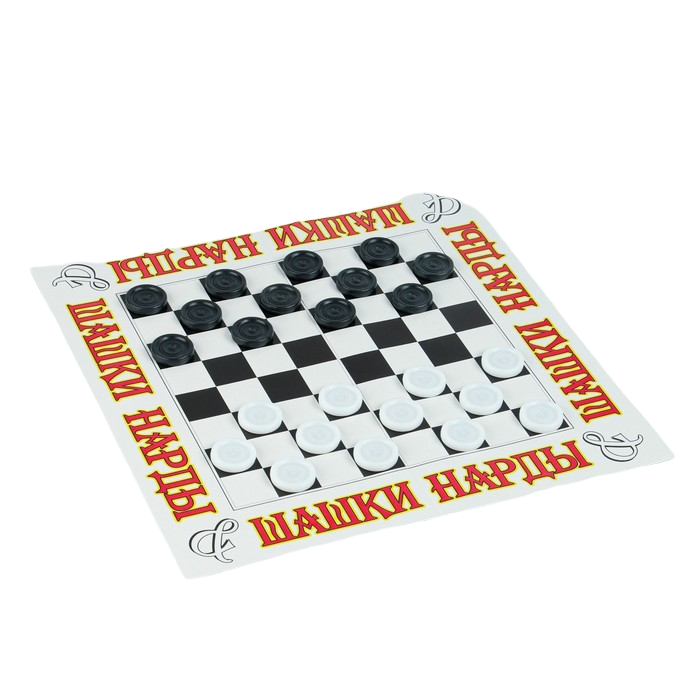 

Фишки для игры в шашки и нарды, пластик, d=2.6 см, кость 1х1 см, без поля