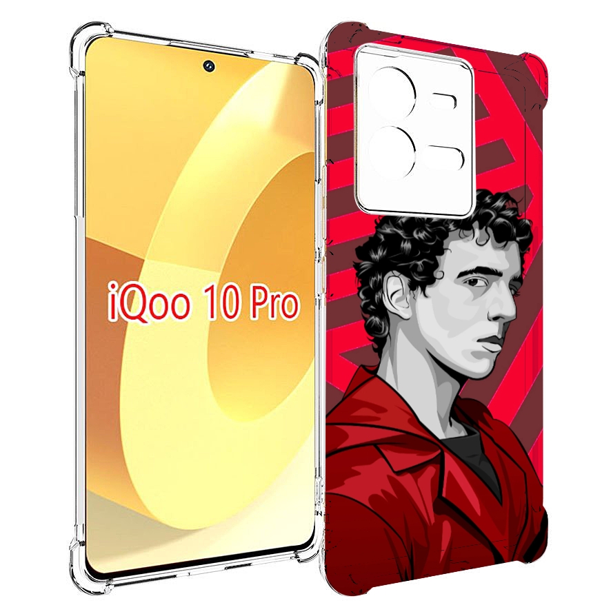 

Чехол MyPads Рио-бумажный-дом для Vivo iQOO 10 Pro, Прозрачный, Tocco