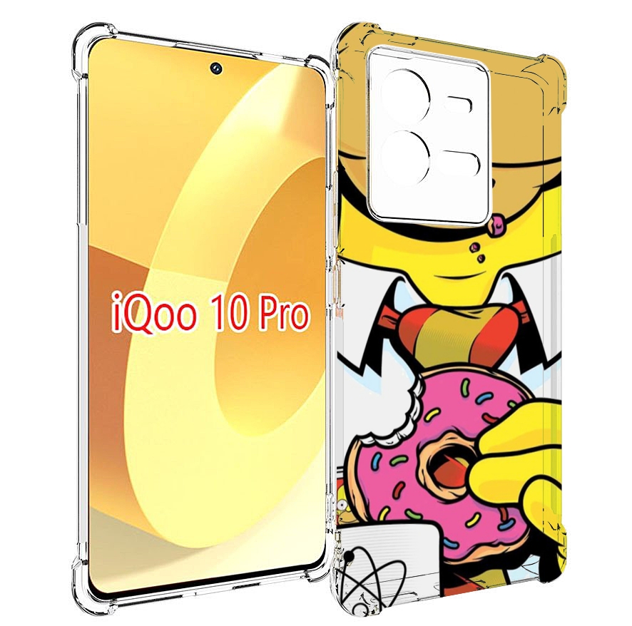 Чехол MyPads Пончик для Vivo iQOO 10 Pro