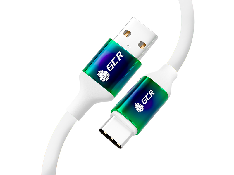 фото Кабель gcr usb - usb type-c вилка-вилка м (gcr-53739)