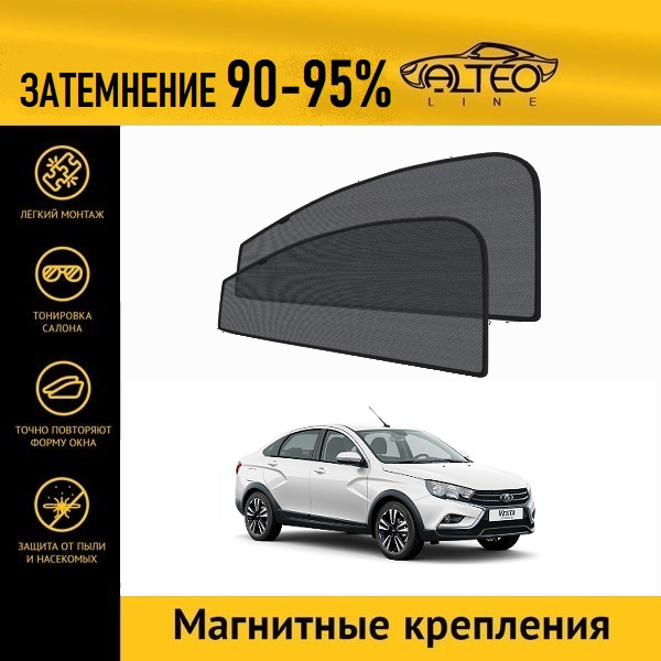 

Автошторки ALTEO на LADA Vesta Кросс седан (2018-н.в)