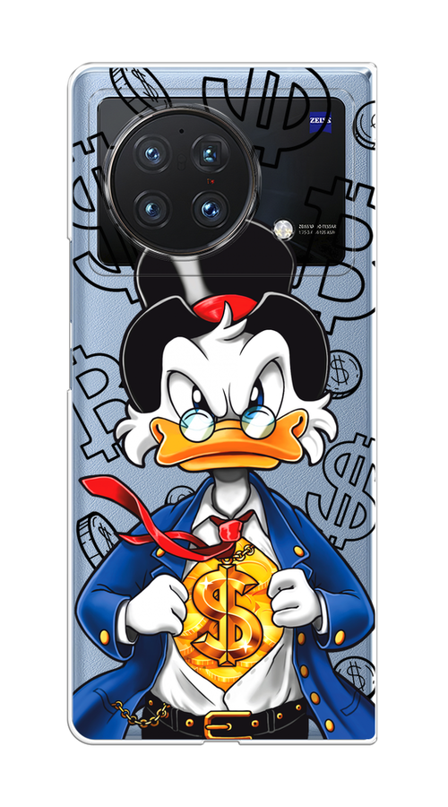 

Чехол на Vivo X Fold "Scrooge Goldman", Черный;белый;синий, 266750-1