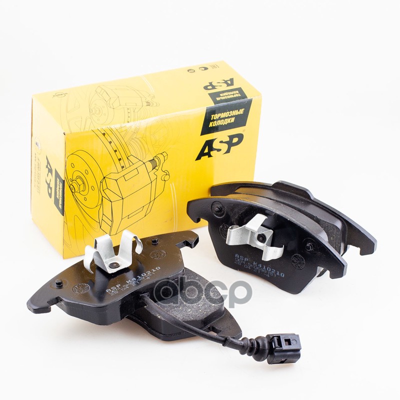 

Колодки Тормозные Передние Audivwseatskoda Asp K410210 Asp K410210