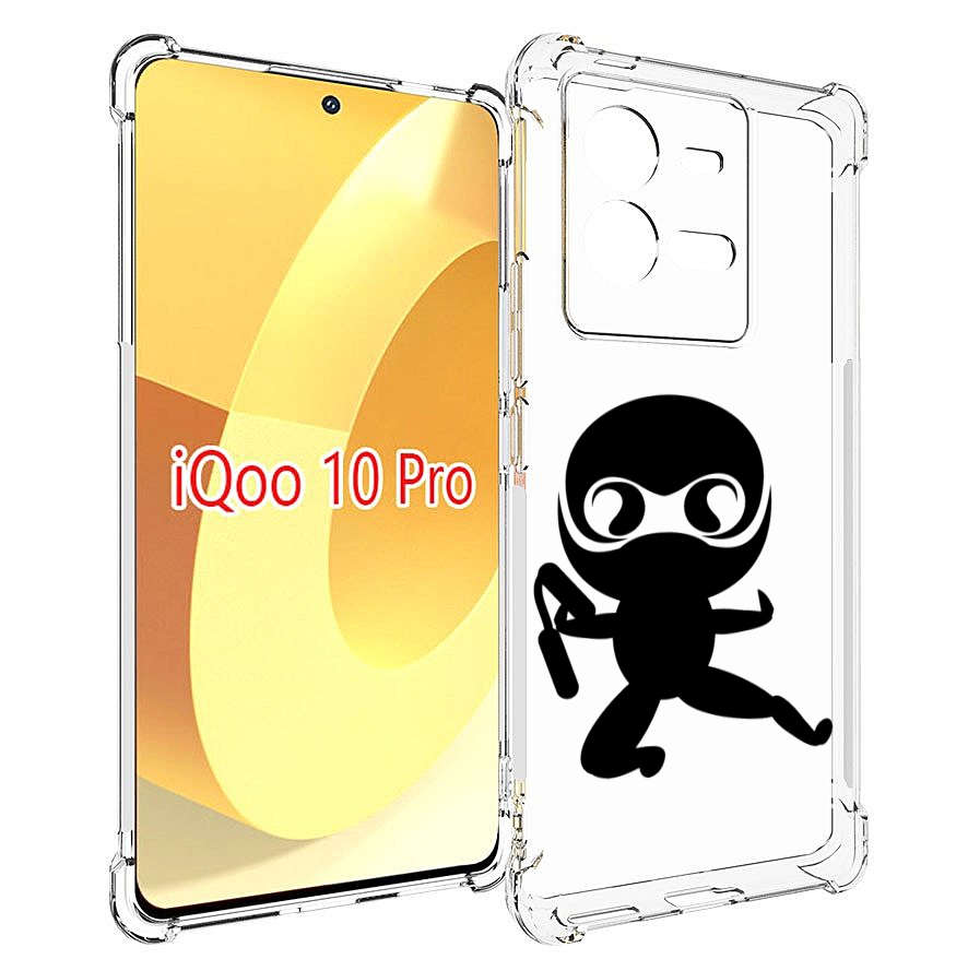 

Чехол MyPads Ниндзя для Vivo iQOO 10 Pro, Прозрачный, Tocco