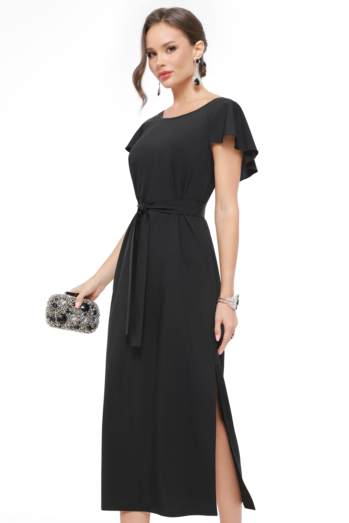 Платье женское DSTrend 0430 черное 54