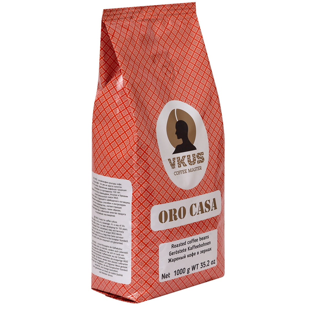 

Кофе в зернах VKUS ORO CASA, 1 кг