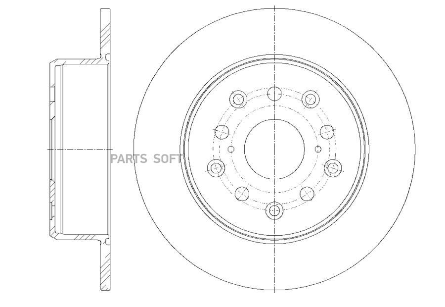 

Диск тормозной G-brake GR-01607 GBRAKE gr01607