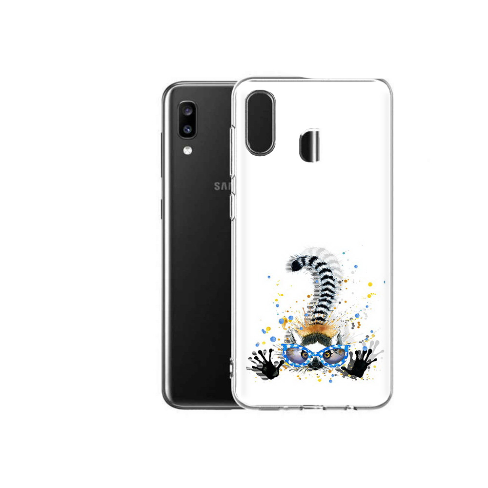 

Чехол MyPads Tocco для Samsung Galaxy A20 лямур, Прозрачный, Tocco