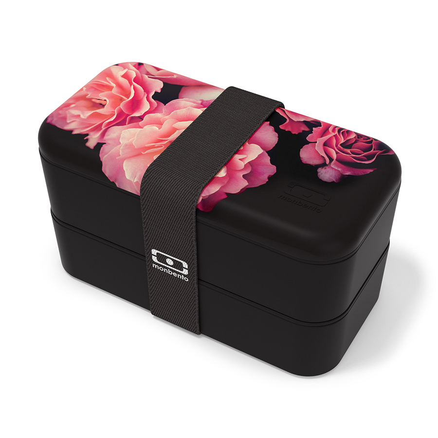 фото Ланч-бокс mb original flower mood black monbento