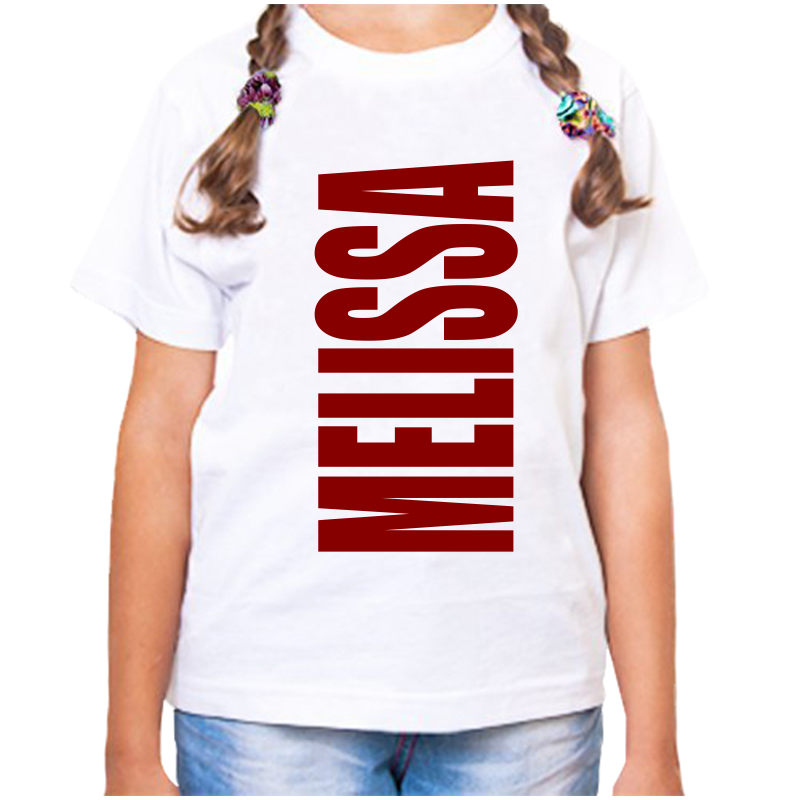 

Футболка девочке белая 30 р-р мелисса, Белый, fdd_melissa