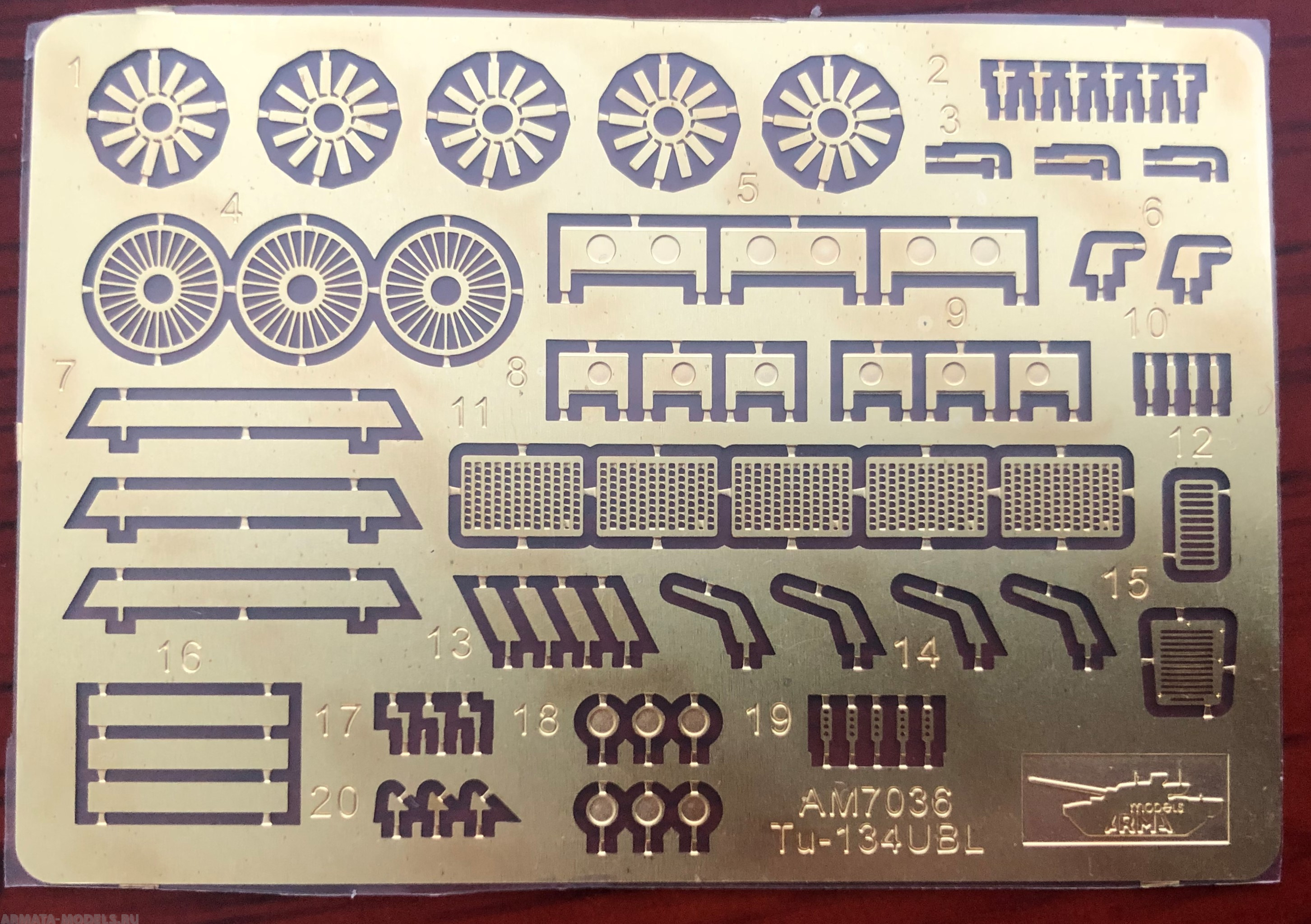 AM7036 Фототравление Ту-134/ Ту-134УБЛ