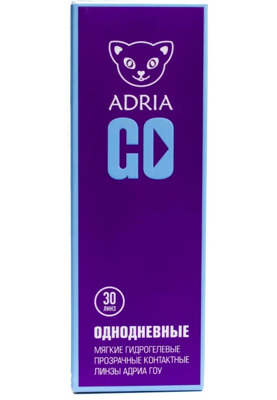 фото Контактные линзы adria go 30 линз r 8,6 d -3