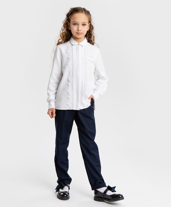 

Брюки детские Button Blue 224BBGS63011000, синий, 140, 224BBGS63011000
