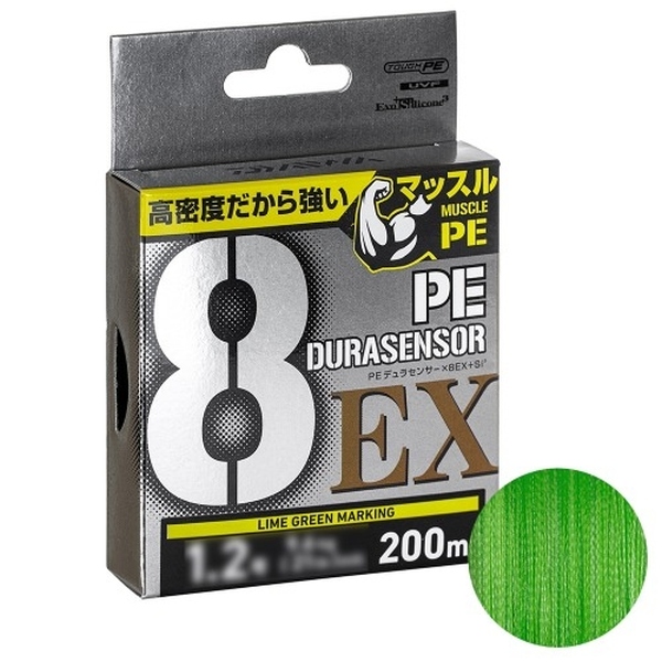 

Плетёный шнур Daiwa UVF PE Durasensor X8EX+SI3 LGM 1.5-200