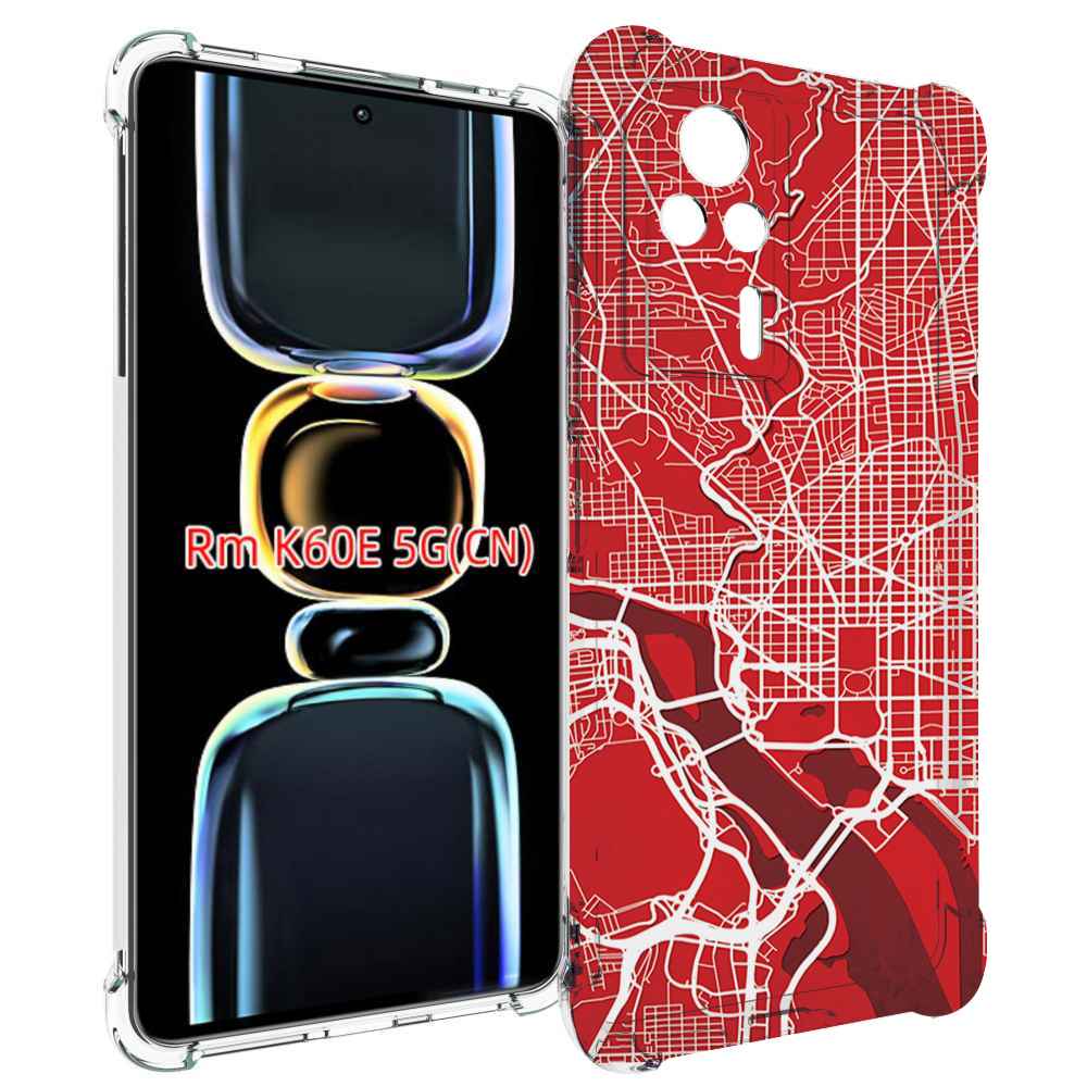 

Чехол MyPads векторная-карта для Xiaomi Redmi K60E, Tocco