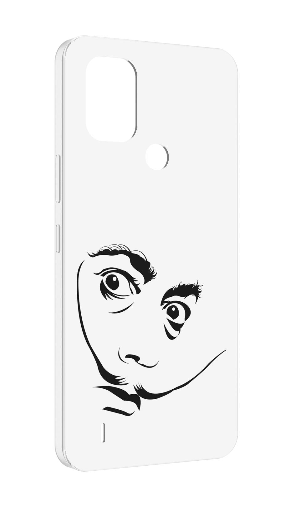 

Чехол MyPads мужчина с длинными усами для Nokia C31, Прозрачный, Tocco