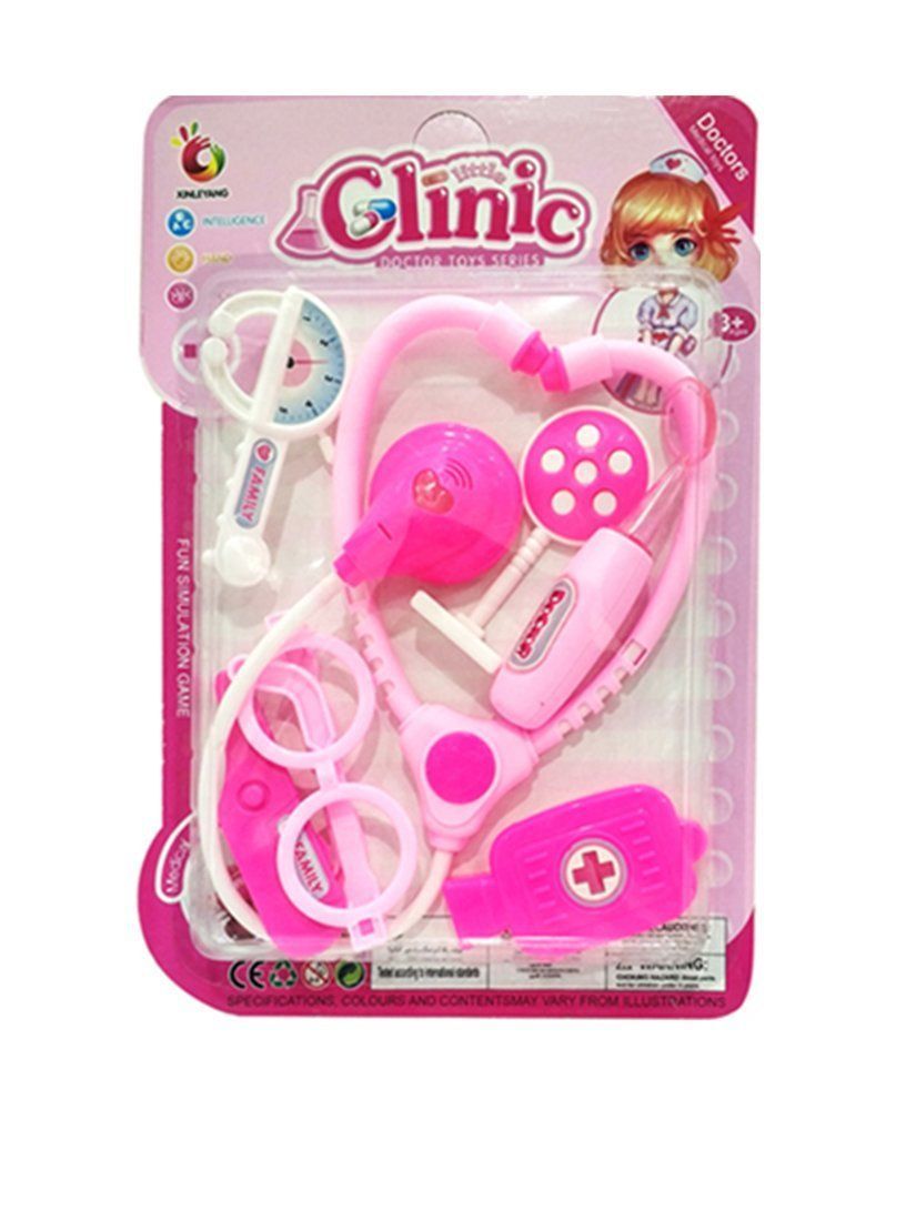 

Игр. наб. Доктор, в компл. предм. 7 шт., блистер, Розовый