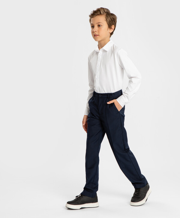

Брюки детские Button Blue 224BBBS63011000, синий, 128, 224BBBS63011000