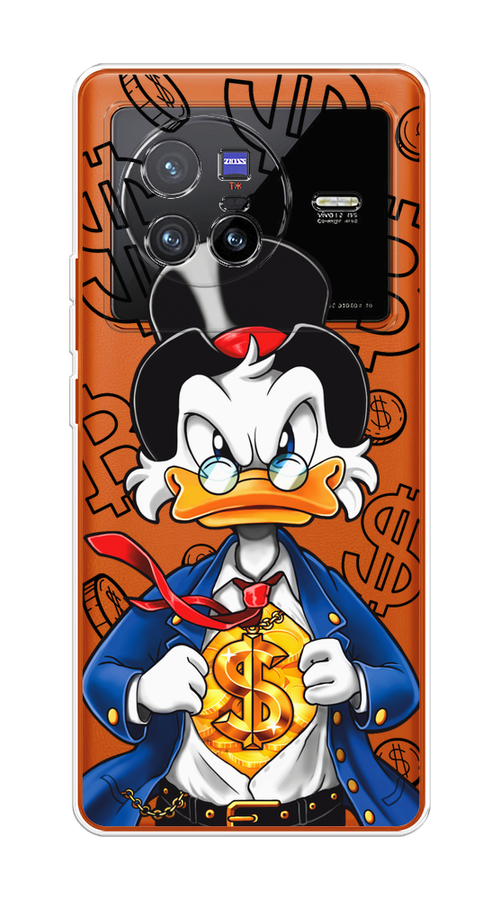 

Чехол на Vivo X80 "Scrooge Goldman", Черный;белый;синий, 266550-1