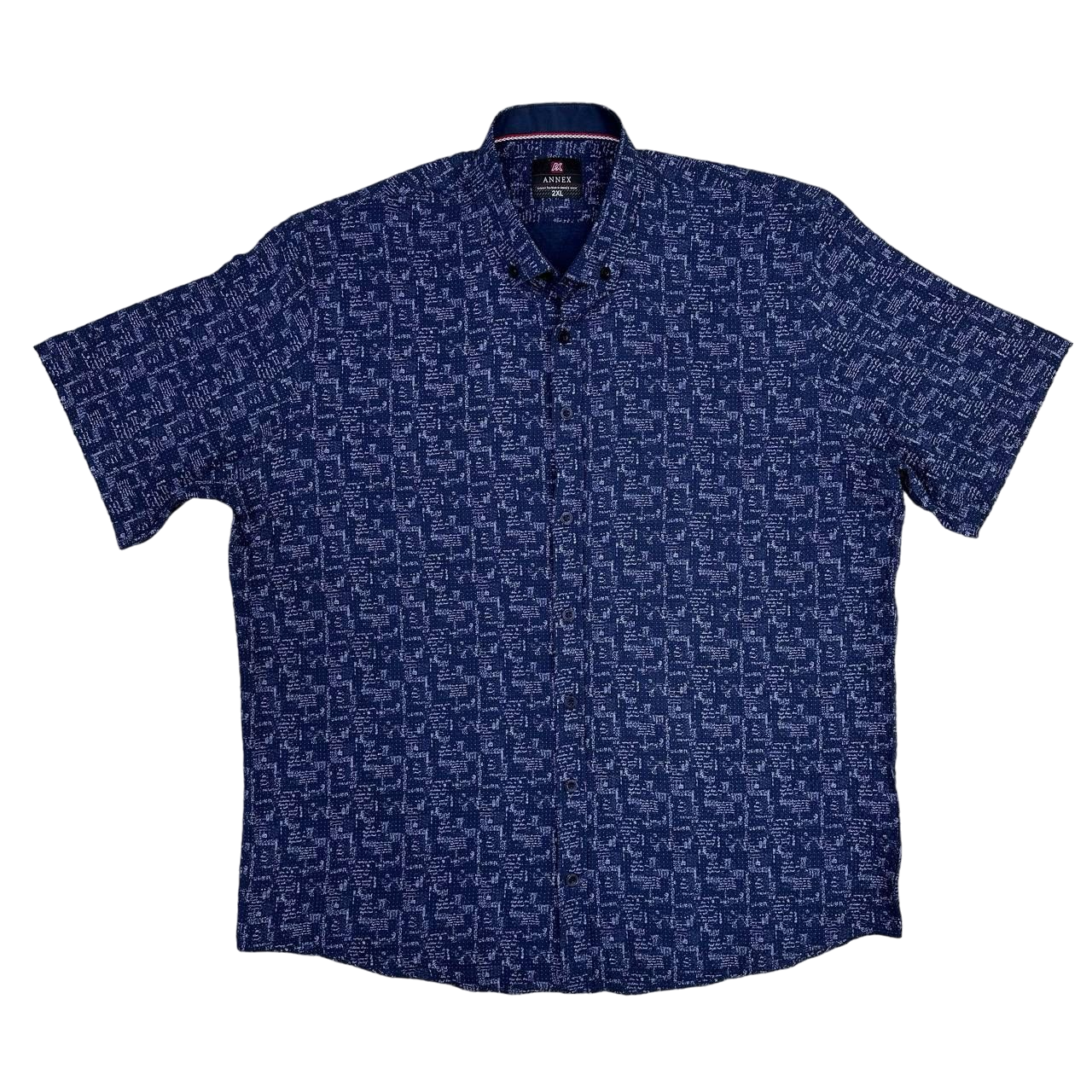Рубашка мужская Annex 802552 синяя 3XL
